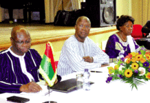 Christophe Joseph Marie Dabiré à la diaspora burkinabè en Belgique