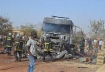 Yako: Explosion d’un camion transportant 1210 bouteilles de gaz