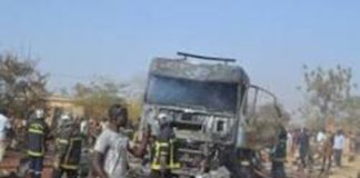 Yako: Explosion d’un camion transportant 1210 bouteilles de gaz
