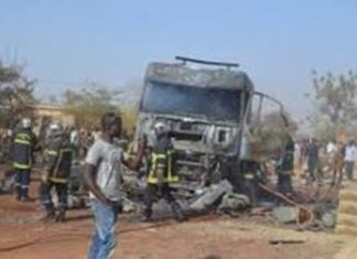 Yako: Explosion d’un camion transportant 1210 bouteilles de gaz
