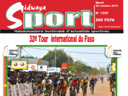 Une Sidwaya Sport du 22 octobre 2019