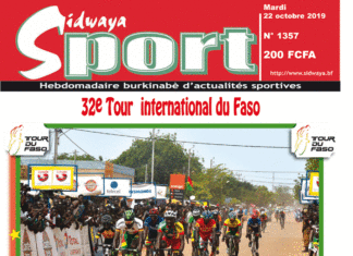 Une Sidwaya Sport du 22 octobre 2019