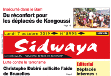 Sidwaya du 07 10 2019