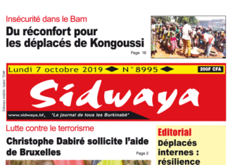 Sidwaya du 07 10 2019