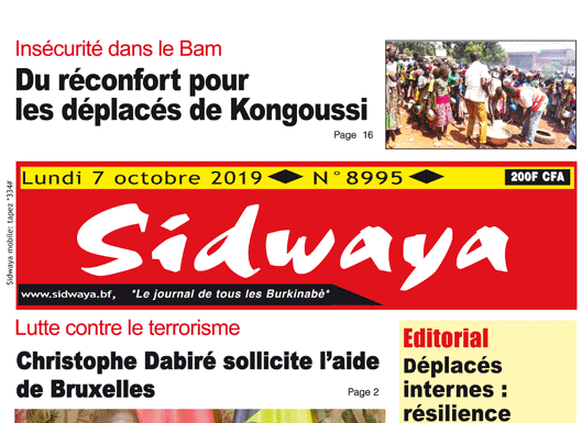 Sidwaya du 07 10 2019