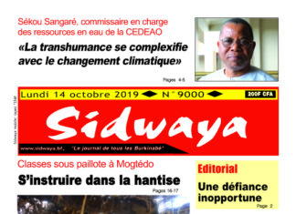 Une du 14 – 10-2019