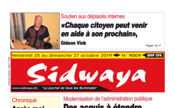 Une du 25 -10-2019