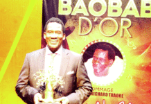 Baobab d’or 2019 : Seydou Richard Traoré, distingué