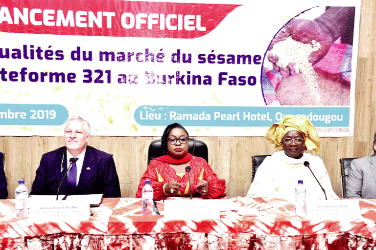Commercialisation du sésame: les informations disponibles sur la plateforme 321