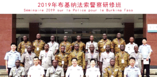 Coopération sécuritaire Burkina-Chine : Officiers de police et de gendarmerie se forment à Pékin