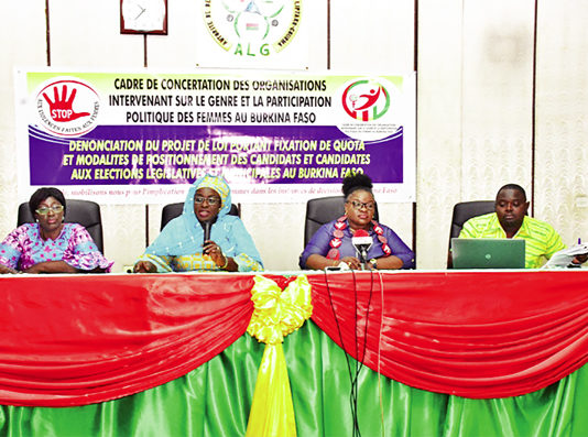 Projet de loi portant fixation de quota : des organisations dénoncent l’absence de mesures dissuasives