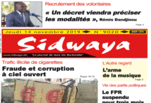 Une Sidwaya du 14 11 2019