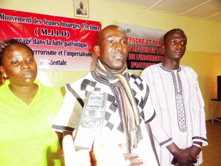 Situation nationale : «On veut nous faire regretter notre insurrection»,  Parfait Naganda