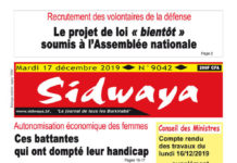 Une du 17-12-2019