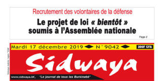 Une du 17-12-2019