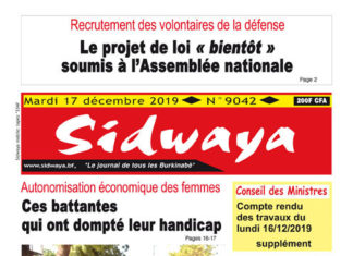 Une du 17-12-2019