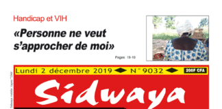 Une Sidwaya du 2 décembre 2019