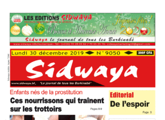 Une Sidwaya du 30 décembre 2019