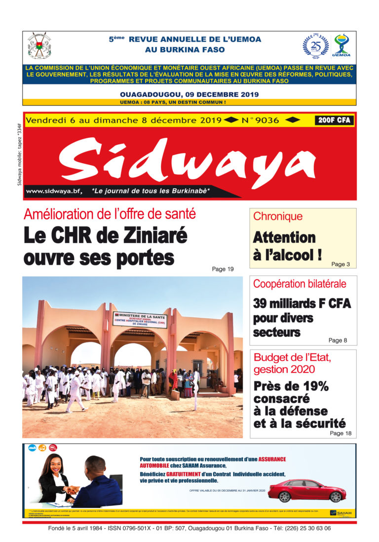 Une du 6-12-2019