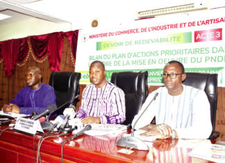 Ministère en charge du Commerce : Harouna Kaboré rend compte de sa gestion