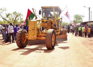 Voiries urbaines à Ouagadougou : des travaux de bitumage lancés