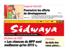 Une du 10 – 01-2020