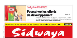 Une du 10 – 01-2020