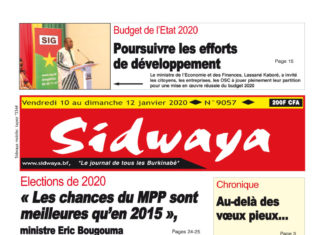 Une du 10 – 01-2020