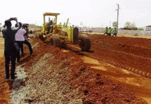 Réhabilitation du tronçon Sakoinsé-Koudougou : Les bulldozers en action