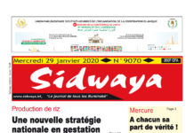 Une du 29-01-2020