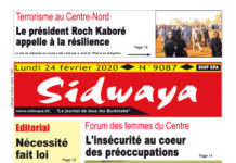Une du 24-02-2020