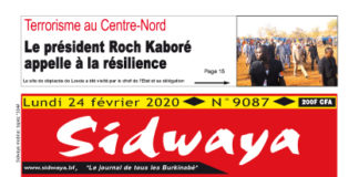 Une du 24-02-2020