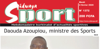 Une Sidwaya Sport du 04 02 2020