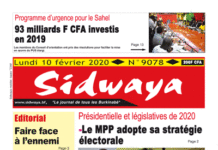 Sidwaya du 10 02 2020