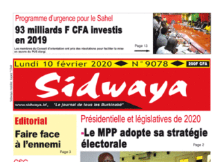 Sidwaya du 10 02 2020