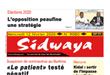 Une Sidwaya du 12 02 2020