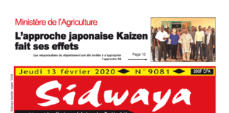 Une sidwaya du 13 02 2020