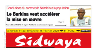 Une du 14-02-2020