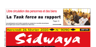 Une Sidwaya du 26 02 2020