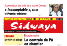 Une du 03-02-2020
