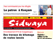 Une Sidwaya du 05 02 2020