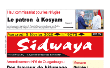 Une Sidwaya du 05 02 2020