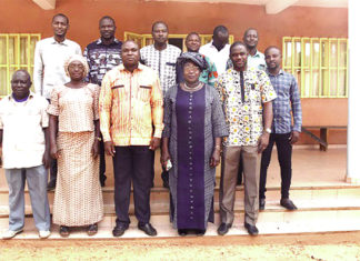 Nous a rendu visite : la présidente de la CIL encourage le personnel de Sidwaya-Bobo