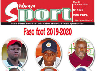 Une Sidwaya Sport du 24 mars 2020