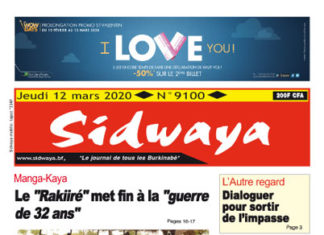 une Sidwaya du 12 03 2020