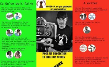 COVID-19, NE PAS PANIQUER, NE PAS BANALISER ! (Balai citoyen)