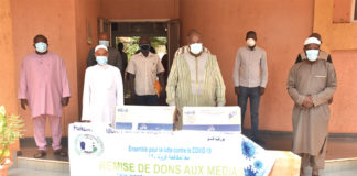 Lutte contre le COVID-19 : du matériel de protection pour les hommes de médias