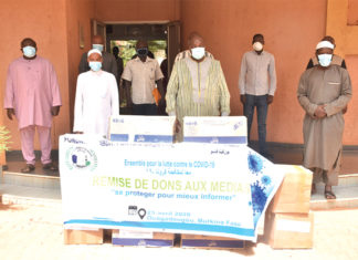 Lutte contre le COVID-19 : du matériel de protection pour les hommes de médias