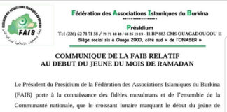 Début du jeûne du mois de ramadan