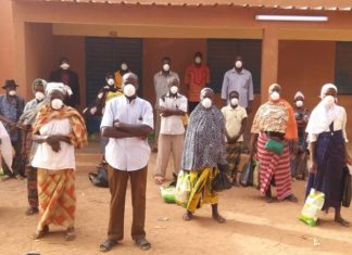 Lutte contre le Covid-19: L’ABBEC offre des masques et sensibilise à Pissy